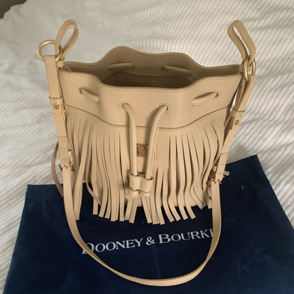 Dooney & Burke Butterscotch Leather Hobo Bag